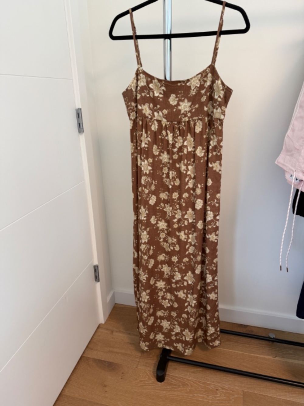 Rhythm Maxi Sundress Brown Floral Medium